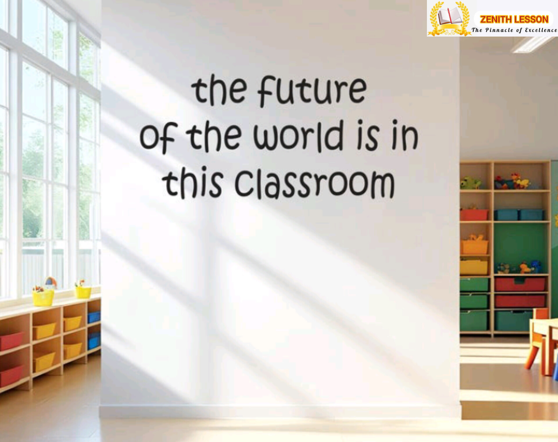THE FUTURE OF THE WORLD IS IN THIS CLASSROOM